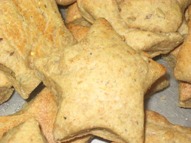 ESTRELLAS DE PAN DE AVENA