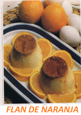 FLAN DE NARANJAS